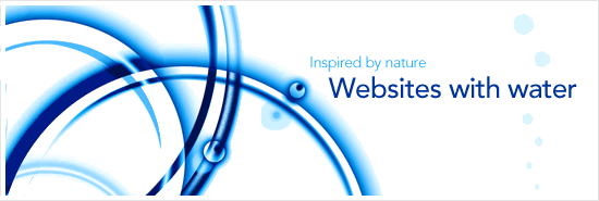 Inspired By Nature: Websites with water