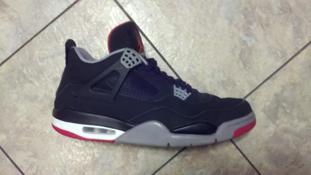 Jordan IV Breds paint peeling, restoration methods anyone? r/Sneakers