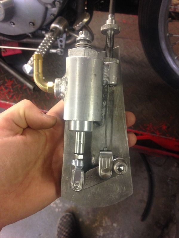 Remote master cylinders