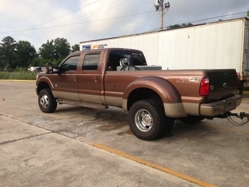 WTT 2011+ dually set up with 285/75/17 Toyo Mt's and spacers Ford Powerstroke Diesel Forum