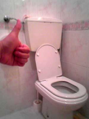 Nesta imagem há papel higiénico.