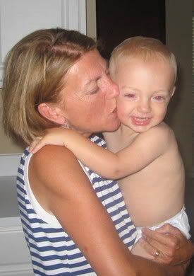 1 year ago today. Tre and Omah (Jenni's mom) exchanging night night kisses after a day out on omah and opah's boat. Tre LOVES his omah:) photo IMG_1988omahandtre.jpg