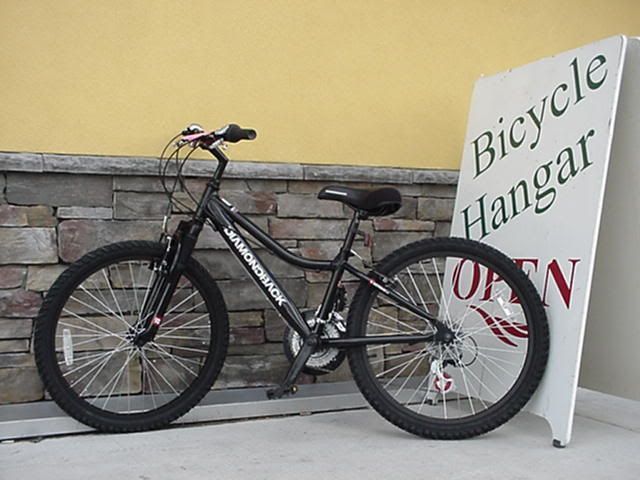 the bicycle hangar