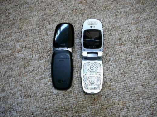 Picture of Two LG 200c Cell Phones
