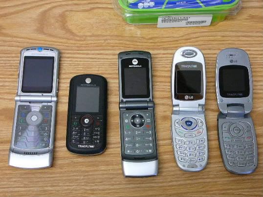 Motorola Razr, C231, Moto W376, Lg 3280, Lg 200c.