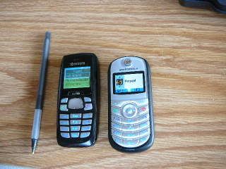 Kyocera K126c and the Motorola C139