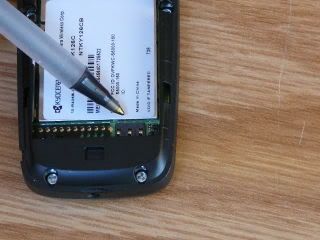 Kyocera K126 Battery Contacts