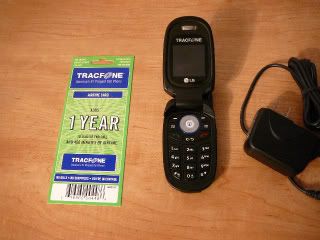 Tracfone LG 225 Camera Phone with One Year 800 minute Card