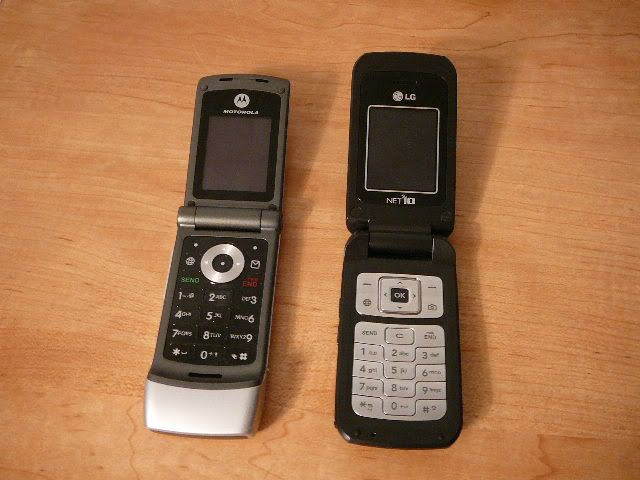 Net10 Motorola W370 and Lg 600g