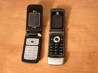 Tracfone LG 600g and Motorola W376g