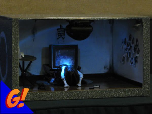 Sadako crawling out. Toycon 2009