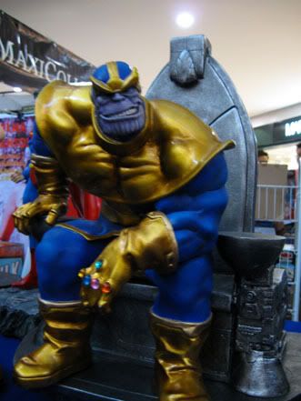 You gon' come back now, ya hear? Thanos statue