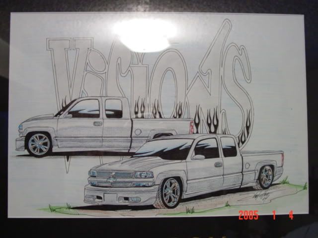 Bagged Truck Drawing