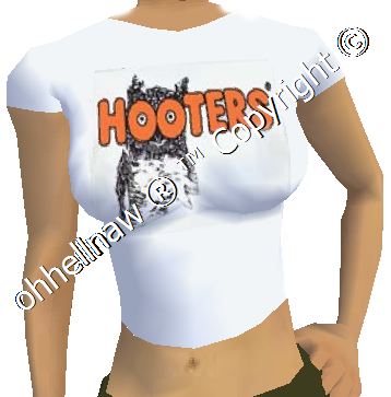 Hooters Shirt BKGRD TM