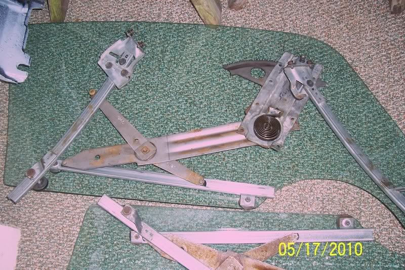 Grease on window tracks?