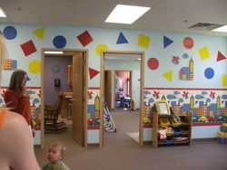 Kids ministry rooms
