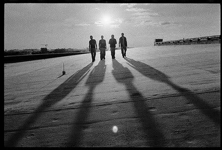 U2 off into the sunset
