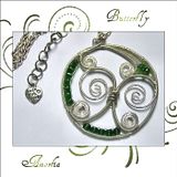 Butterfly medaljon by Amorfia