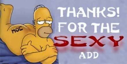 Sexy Homer Thanks