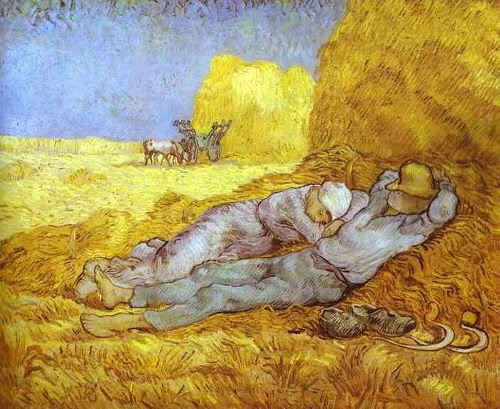 Noon Rest (after Millet) Saint-Rémy - Musée d'Orsay