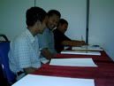 dari kiri: Razak, Ajib dan Sufian.. dia orang memang baik kan sbb nak join seminar ni..