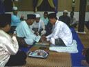 Majlis akad nikah yang berlagsung di Masjid Jamek Pt Laman...