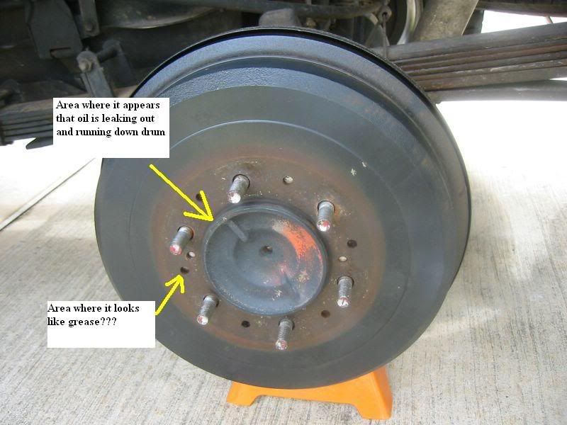 Rear axle leak at wheel but not on inside?? TTORA Forum