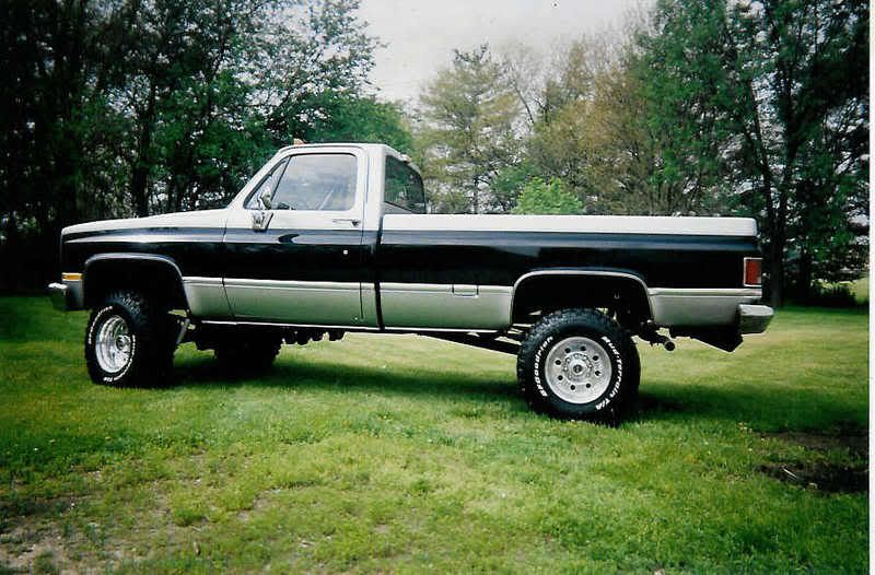 86 chevy short bed lifted
