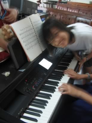 jelly at my beloved piano