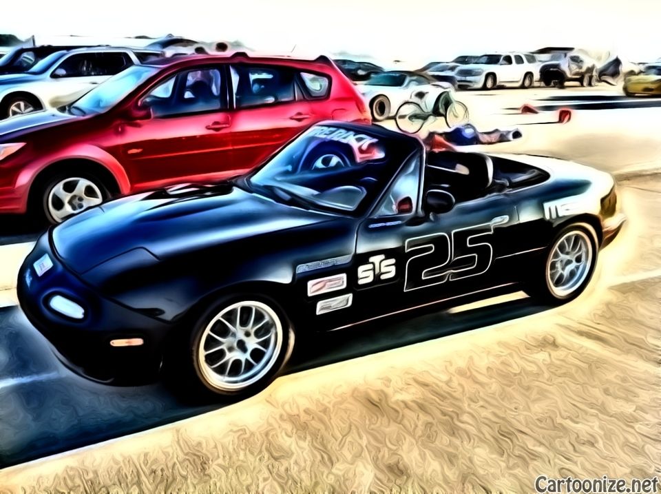 Cool Website Find: Cartoonize Your Car Photos - Mx-5 Miata Forum