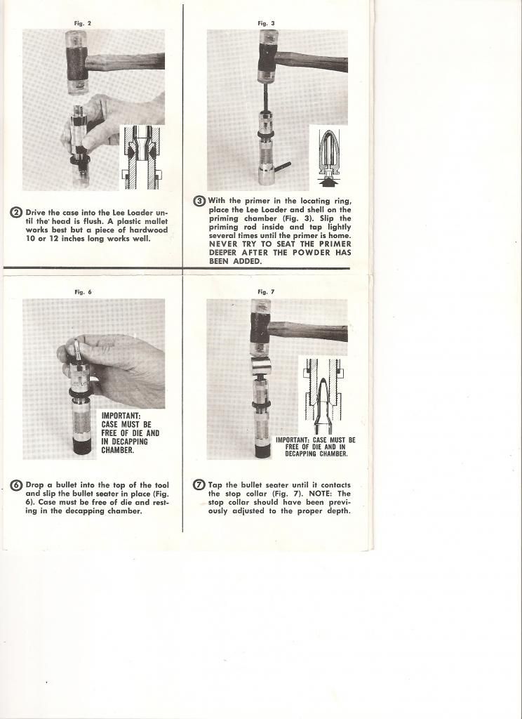 Lee Loader instructions.