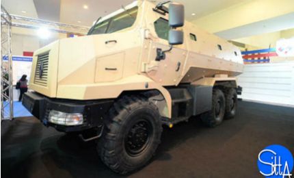The Higuard mine-resistant, ambush-protected vehicle is designed and built by Renault Trucks Defense.