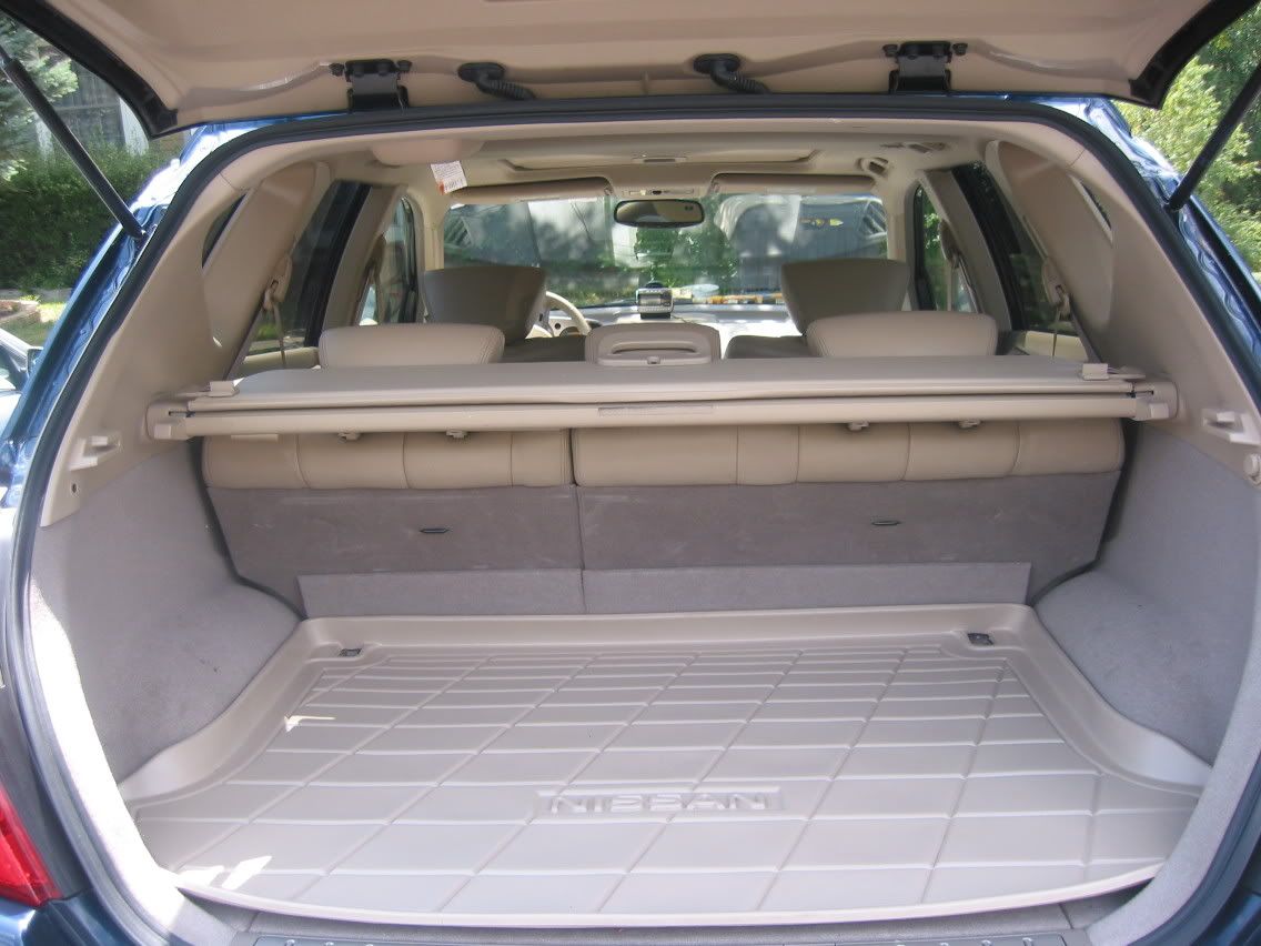 Nissan murano rear cargo mat #4