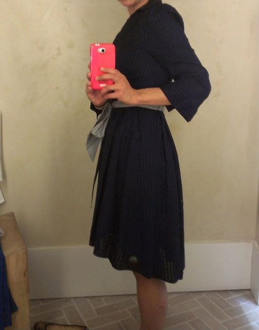 Anthropologie Dakota Dress in Navy