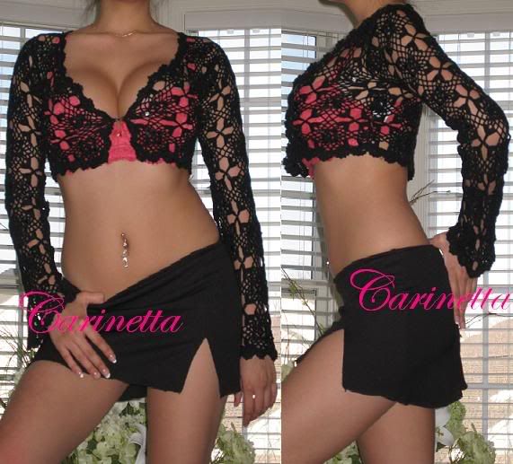 lace shrug clubwear