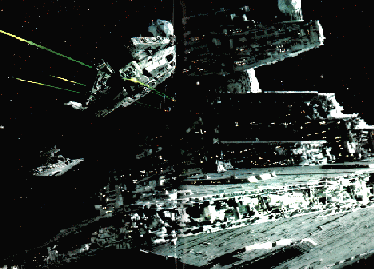 The Empire in Pursuit of Han Solo and Princess Leia