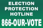 Election Protection graphics from 866ourvote.org
