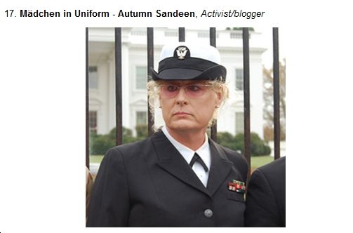 17. Mädchen in Uniform - Autumn Sandeen, Activist/blogger