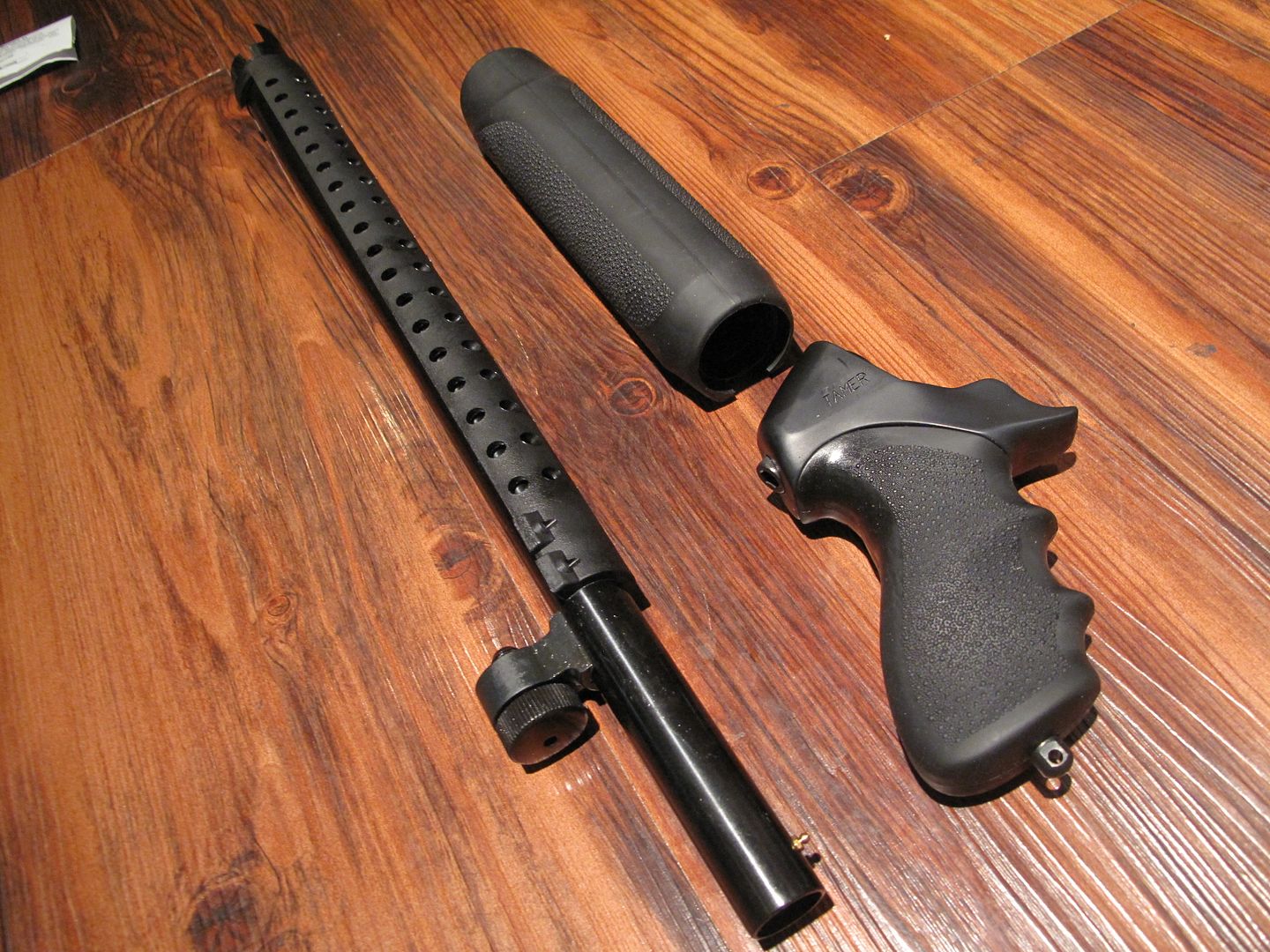 HOME DEFENSE KIT Remington 870 18" 18.5 Barrel Hogue Pistol Grip Heat