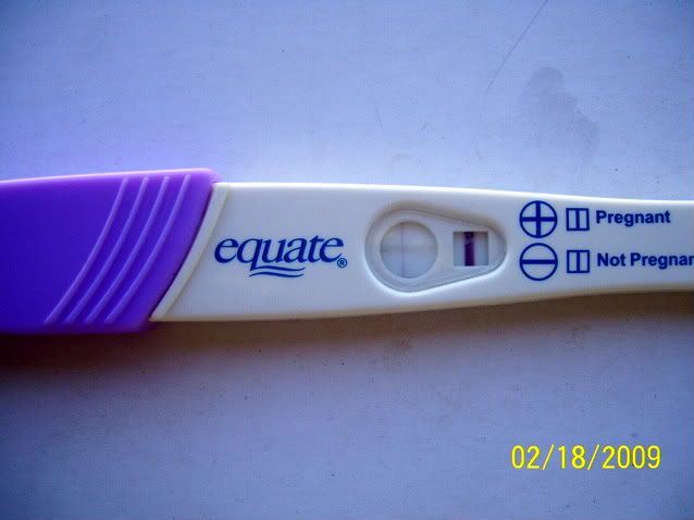 how to read a pregnancy test equate