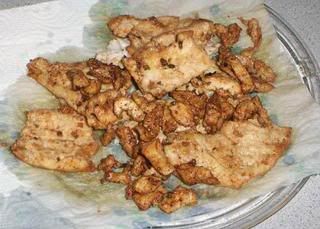 Fried alligator