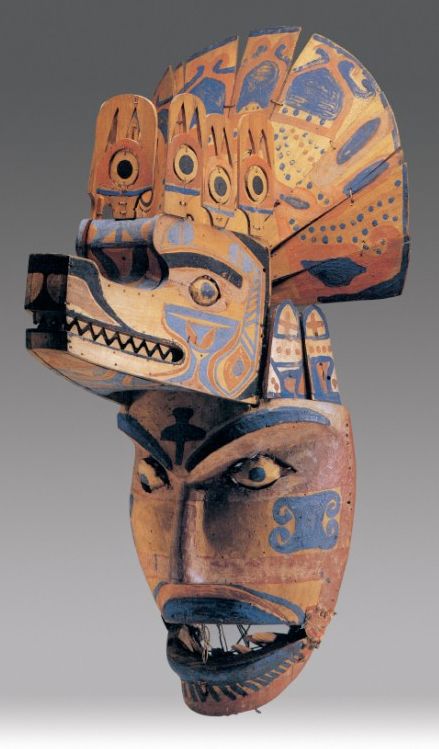Quileute Wolf Mask, Courtesy of American Museum of Natural History Library