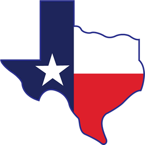 blue texas flag