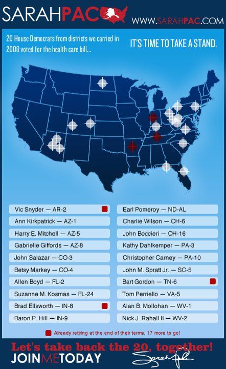 gun crosshairs sarah palin. However, Sarah Palin wasn#39;t