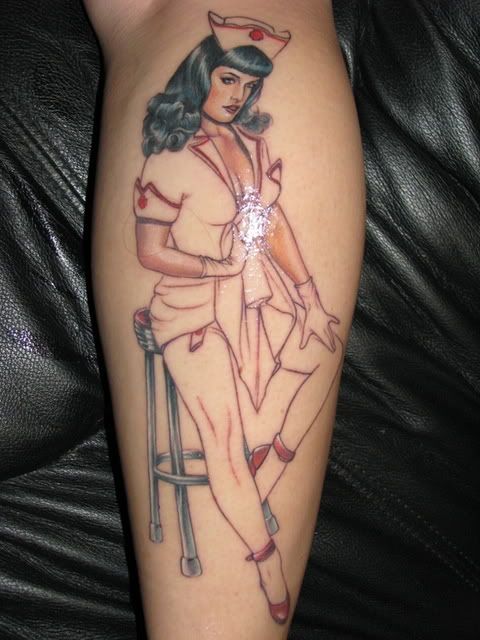 Nurse tattoo. This time the back assward attitude comes from the Missouri 