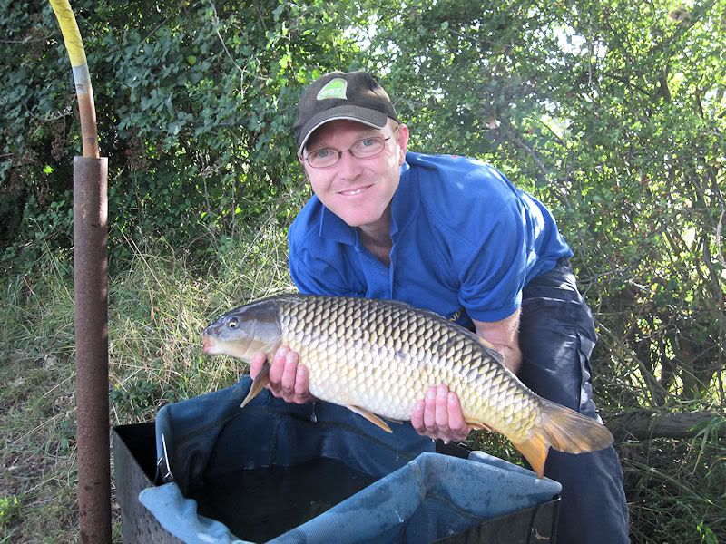Me with a carp, cant remeber the weight hehe.