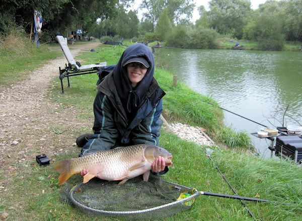 Gem with her new PB of 16lb 8oz. 