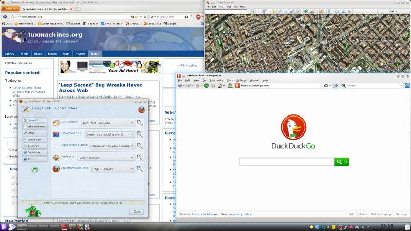Browsers and Google Earth Browsers and Google Earth