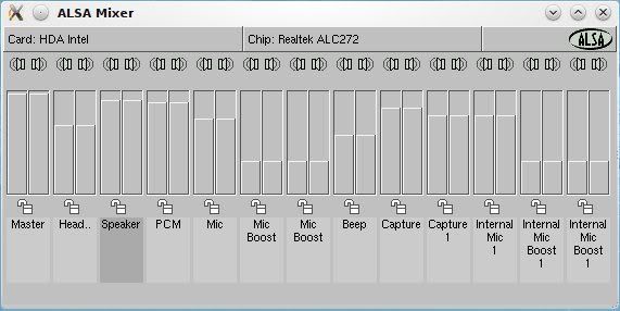 ALSA Mixer GUI ALSA Mixer GUI