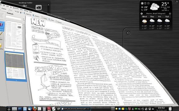 Compiz window top corner pulled down in KDE 4.6.2 Compiz window top corner pulled down in KDE 4.6.2